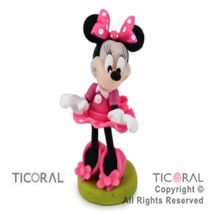 ADORNO MINNIE ROSA A. PORCELANA FRIA x 1